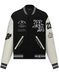 Amiri - Logo Patch Varsity Bomber Jacket - Lyst