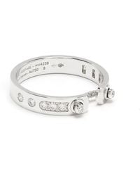 Nouvel Heritage - 18Kt Tuxedo Mood Diamond Ring - Lyst