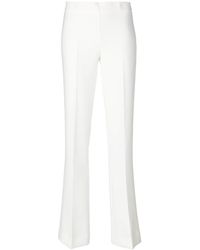 P.A.R.O.S.H. Hose mit ausgestelltem Bein - Weiß