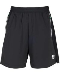 Malbon Golf - Logo-Print Track Shorts - Lyst