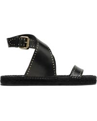 Isabel Marant - Studded Cross-Strap Sandals - Lyst