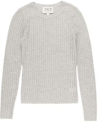 Twp - Ribbed Crew-Neck Top - Lyst