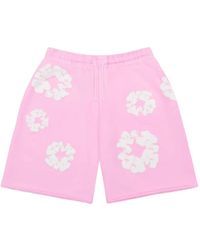 DENIM TEARS - The Cotton Wreath Track Shorts - Lyst