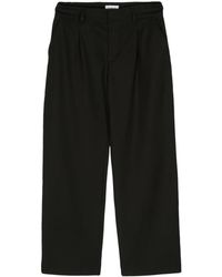 Soulland - Aidan Embroidered Wide-leg Trousers - Lyst