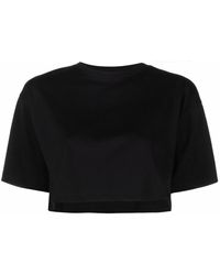 Loulou Studio - Gupo Short-sleeve Cropped T-shirt - Lyst
