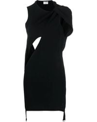 Courreges - Heritage Crepe Twist Minidress - Lyst