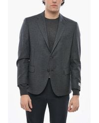 Corneliani - Nino Danieli Checked Single-Breasted Blazer - Lyst