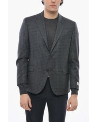 Corneliani - Nino Danieli Checked Single-Breasted Blazer - Lyst