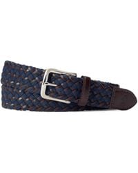 Polo Ralph Lauren - Woven Leather Belt - Lyst