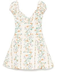 Agua Bendita - Kleid mit Blumen-Print - Lyst