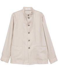 Tagliatore - Button-Up Patch-Pocket Shirt Jacket - Lyst