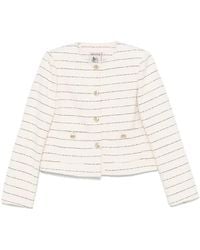 Semicouture - Tweed Jacket - Lyst