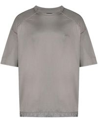Juun.J - T-shirt en coton à logo brodé - Lyst