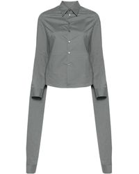 MM6 by Maison Martin Margiela - Double-Sleeves Cotton Shirt - Lyst