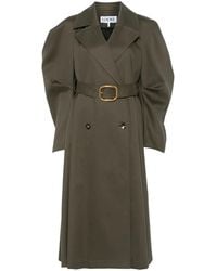 Loewe - Cotton Trench Coat - Lyst