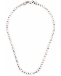 Emanuele Bicocchi - Beaded Chain Necklace - Lyst