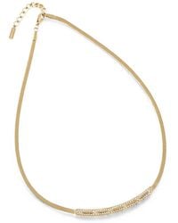 Trussardi - Embellished Chain Necklace - Lyst