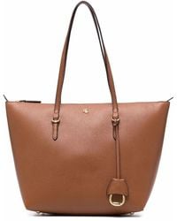 Ralph Lauren - Keaton Logo-Plaque Tote Bag - Lyst