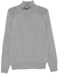 Eleventy - High-Neck Raglan-Sleeve Sweater - Lyst