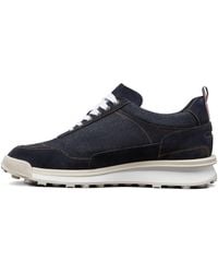 Thom Browne - Selvedge Denim Tech Runner Alumni Sneakers - Lyst