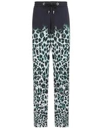 Roberto Cavalli - Animal-Print Track Pants - Lyst