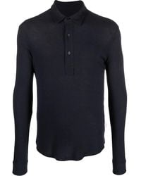 Orlebar Brown - Button-Front Long-Sleeved Polo Shirt - Lyst