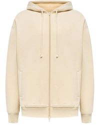 12 STOREEZ - Zip Peached Terry Hoodie - Lyst
