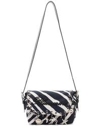 Blumarine - Borsa A Spalla Mini A Righe - Lyst