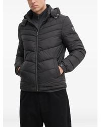 Guess - Giacca Trapuntata Con Cappuccio - Lyst