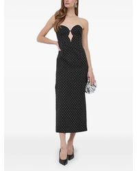 Bardot Kai Strapless Faux Leather Midi Dress in Brown | Lyst Bardot Kai Strapless Faux Leather Midi Dress in Brown | Lyst