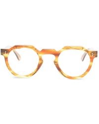 Lesca - Crown Xl Brille Mit Rundem Gestell - Lyst