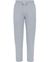 Brunello Cucinelli - Tapered Leg Trousers - Lyst