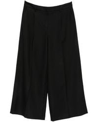 MAISON 123 - Pressed-Crease Wide-Leg Trousers - Lyst