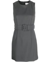 P.A.R.O.S.H. - Sleeveless Belted Minidress - Lyst