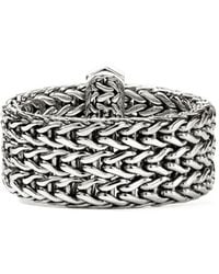 John Hardy - Sterling Zilveren Ring Met Diamant - Lyst