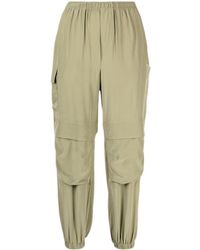 John Elliott - Multiple-pockets Cropped Silk Trousers - Lyst