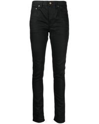 Saint Laurent - Mid-rise skinny jeans - Lyst