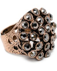 BLAKLACE - Crystal Embellished Ring - Lyst