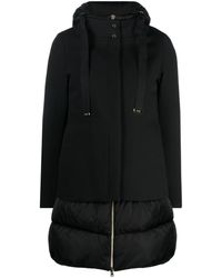 Herno - Panelled Hooded Parka - Lyst