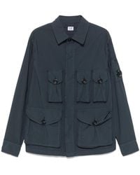C.P. Company - Hemdjacke Mit Lens-Detail - Lyst