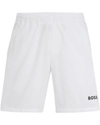 BOSS - X Matteo Berrettini Logo-Print Track Shorts - Lyst