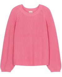 Closed - Long Sleeve Crew-Neck Sweater - Lyst