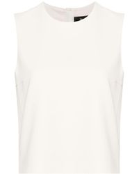Theory - Zip-up Sleeveless Top - Lyst
