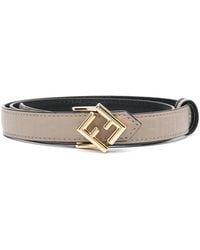 Fendi - Ff Diamonds Leather Belt - Lyst