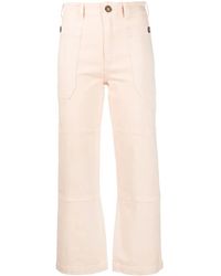 FRAME - Straight-Leg Utility Trousers - Lyst