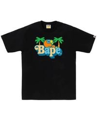 A Bathing Ape - T-Shirt D'Été Colors Milo On Bape - Lyst