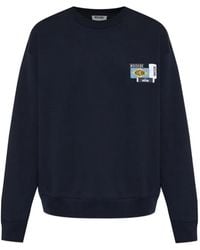 Moschino - Logo-Patch Sweatshirt - Lyst
