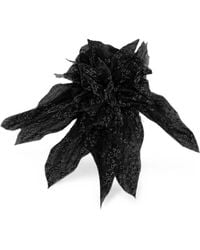Alberta Ferretti - Floral-Motif Silk Brooch - Lyst