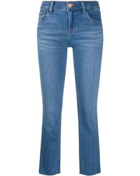 J Brand Cropped Jeans - Blauw