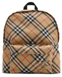 Burberry - Autumn Check Mini Backpack - Lyst